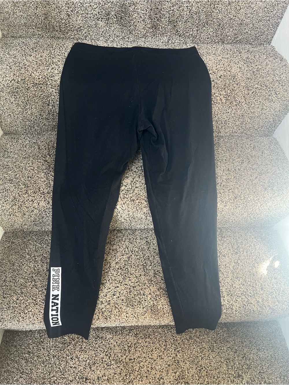 Victoria’s Secret Pink Nation Black Leggings - size Large